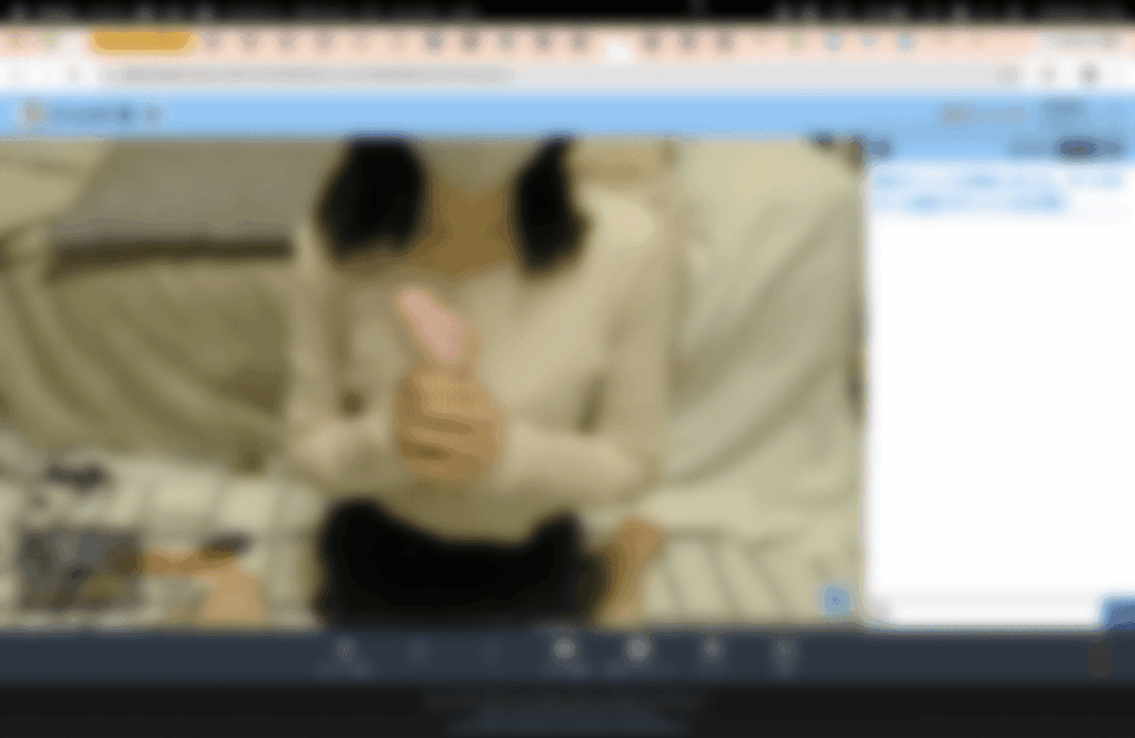 haru087ちゃんの無料ライブチャット、セリフが見えるチャット画面