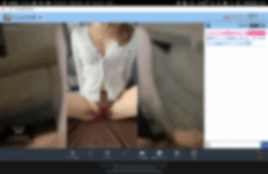 manyan336ちゃんの無料ライブチャット、セリフが見えるチャット画面