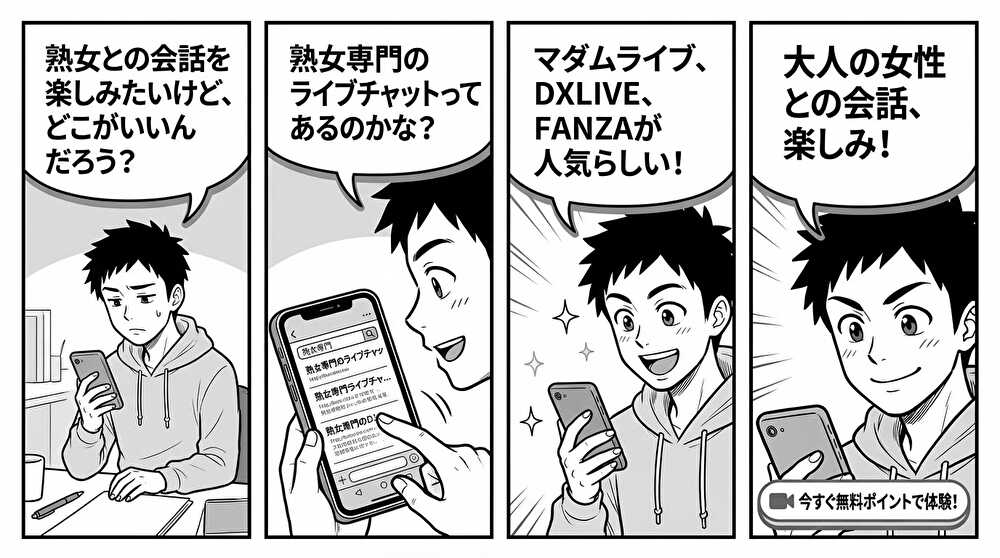 熟女・人妻ライブチャットおすすめTOP3【2026年版】｜30代〜50代と会話を楽しむ